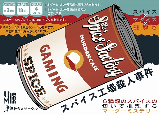 画像ギャラリー No.002のサムネイル画像 / ボードゲーム「スパイス工場殺人事件」がゲームマーケット2021大阪で発売
