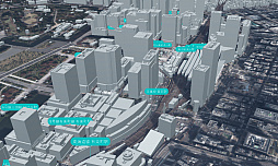 画像集#006のサムネイル/商用利用可能な東京23区の3Dモデルを国土交通省が公開。「Project PLATEAU」は全国56都市の3Dモデル整備とユースケース開発を完了