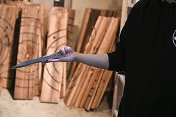 画像ギャラリー No.013のサムネイル画像 / 投擲武器,リアルで投げてみたくない? 斧やナイフ,チャクラムを投げられるお店で戦闘スキルを上げてきた