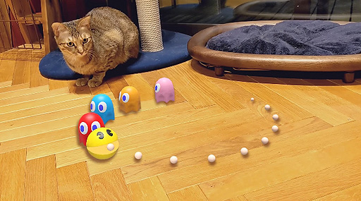 画像ギャラリー No.002のサムネイル画像 / Google検索のAR機能にハローキティやガンダム,パックマンなど14種類の日本でお馴染みのキャラ達が登場。実際の風景に表示させて遊べる