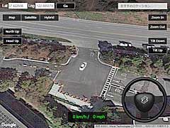 Googleマップ上で自動車運転ができるゲーム，「3D自動車シミュレータ」が公開