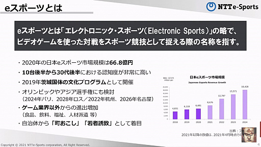 画像集#004のサムネイル/NTTe-Sports副社長が同社の目指すeスポーツの未来を語った「黒川塾 八十三（83）」をレポート