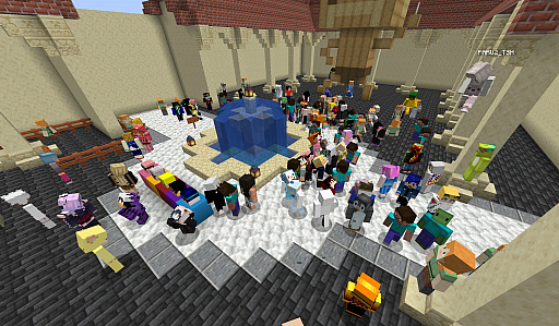 画像ギャラリー No.002のサムネイル画像 / 「Minecraft」を使ったオンラインイベント“ドズル社ミュージアム”のレポートが公開