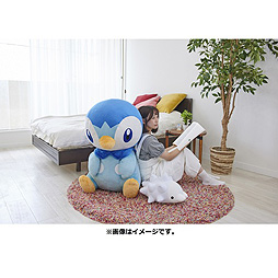 高さ約90cmの「ぬいぐるみ とってもおっきいポッチャマ」がポケモン