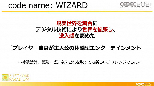 ꡼ No.006 | CEDEC 2021XR򤭥󥿡ƥȡcode name:WIZARDפϤɤΤ褦˺줿Τ