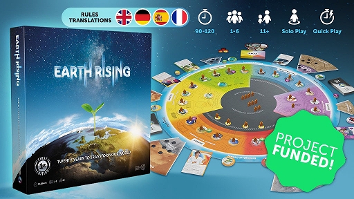 ���������꡼ No.002�Υ���ͥ������ / �ɡ��ʥķкѳؤ��١����Υܡ��ɥ������Earth Rising: 20 Years to Transform Our World�פ�Kickstarter���о�