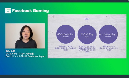 ���������꡼ No.007�Υ���ͥ������ / ��TGS 2021�϶��������ߥʡ���Women in Gaming�פ��ݡ��ȡ�������ȳ��ǳ�������������������Ư������Facebook�Υ����С����ƥ��μ���ȤߤȤ�