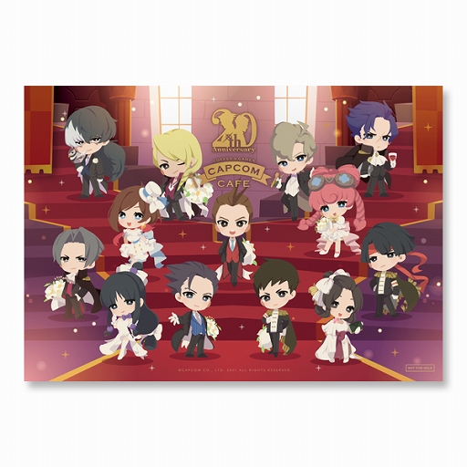 カプコンカフェ×「逆転裁判」シリーズではキャラたちがきらびやかな