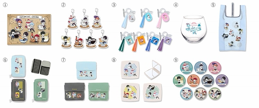 画像ギャラリー No.002のサムネイル画像 / カプコンカフェと「銀魂」のコラボグッズが公開に。描き下ろしイラストを使用したミラーやポーチなどが登場