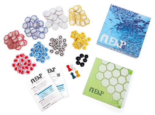 画像ギャラリー No.003のサムネイル画像 / 新作ボードゲーム「fLEAP」,12月上旬に発売。ゲームマーケット2021秋で試遊&先行販売を実施