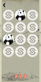 画像ギャラリー No.004のサムネイル画像 / 鳥獣戯画をモチーフにした神経衰弱「けものめくり」がNTTドコモのスゴ得コンテンツに登場