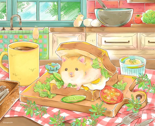 画像ギャラリー No.010のサムネイル画像 / 新作ボードゲーム「ハムのサンドイッチ屋さん」,Kick Starterで12月22日より先行販売決定