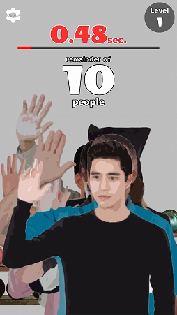 画像ギャラリー No.004のサムネイル画像 / ハイタッチしまくるカジュアルゲーム「ハイタッチマニア」が配信開始