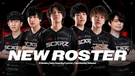 ���������꡼ No.004�Υ���ͥ������ / SCARZ����2022 VALORANT CHAMPIONS TOUR�פ�STAGE1 Challengers�Ȥ��ƽо��