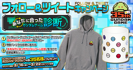 画像ギャラリー No.003のサムネイル画像 / ガンダムゲーム35周年記念の「あなたに合ったガンダムゲーム診断」公開。6つの質問に答えるとオススメのガンダムゲームを教えてくれる