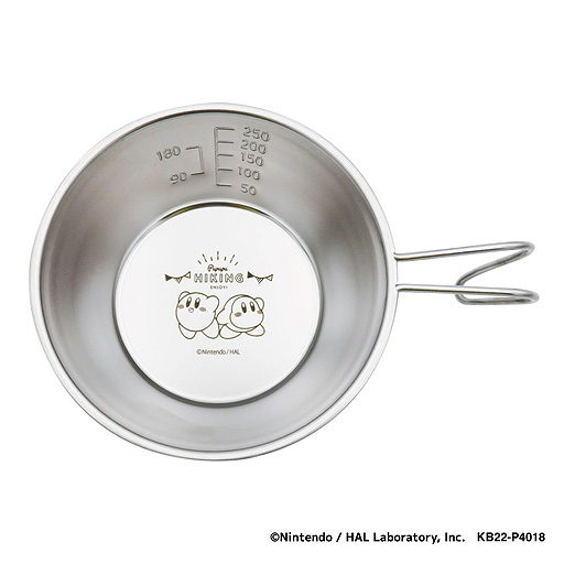 画像ギャラリー No.003のサムネイル画像 / 「星のカービィ」のキャラをあしらったステンレス製のシェラカップ,プレート,缶ホルダーが登場。7月上旬より販売へ