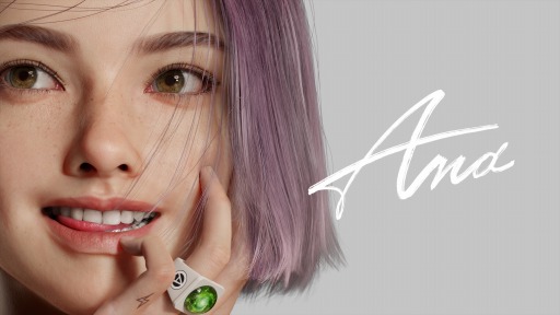 画像集#002のサムネイル/KRAFTON，eスポーツなどさまざまな分野で活躍するバーチャルヒューマン「ANA」を公開