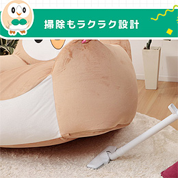 画像ギャラリー No.006のサムネイル画像 / 「ポケモン」モクローのビーズソファが登場。フォルムや表情,“もっちりと包み込まれるような”座り心地にこだわった一品