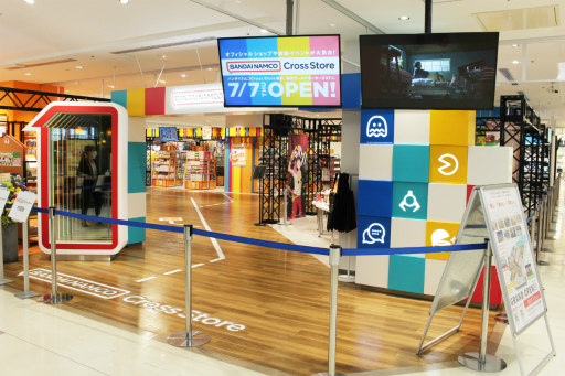 画像集#001のサムネイル/「バンダイナムコCross Store 横浜」内覧会レポート。グループの公式ショップが集う，見て，買って，体験して楽しめる総合エンタメ施設