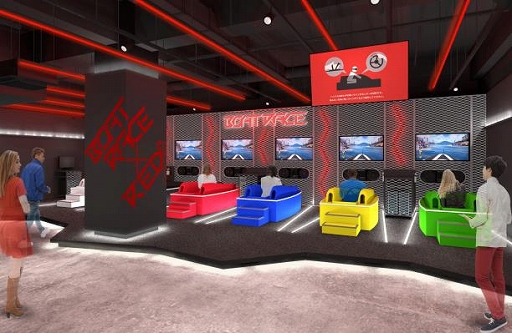画像ギャラリー No.002のサムネイル画像 / 「RED°TOKYO TOWER」に“BOATRACEエリア”が7月29日にオープン。6艇同時対戦可能なBOATRACE VR スプラッシュバトルが登場