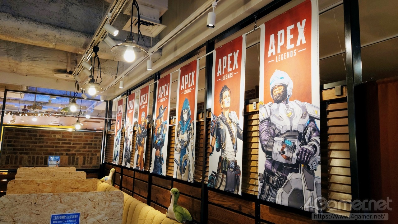 「Apex Legends」のコラボカフェ「ネッシーカフェ」本日オープン。ワットソンもニッコリ（？）な，たくさんのネッシーが待っている！