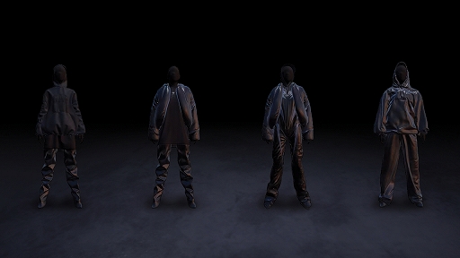 画像ギャラリー No.001のサムネイル画像 / YEEZY GAP ENGINEERED BY BALENCIAGAの服をアバターでチェックできるゲームがYEEZY GAP公式サイトにて公開