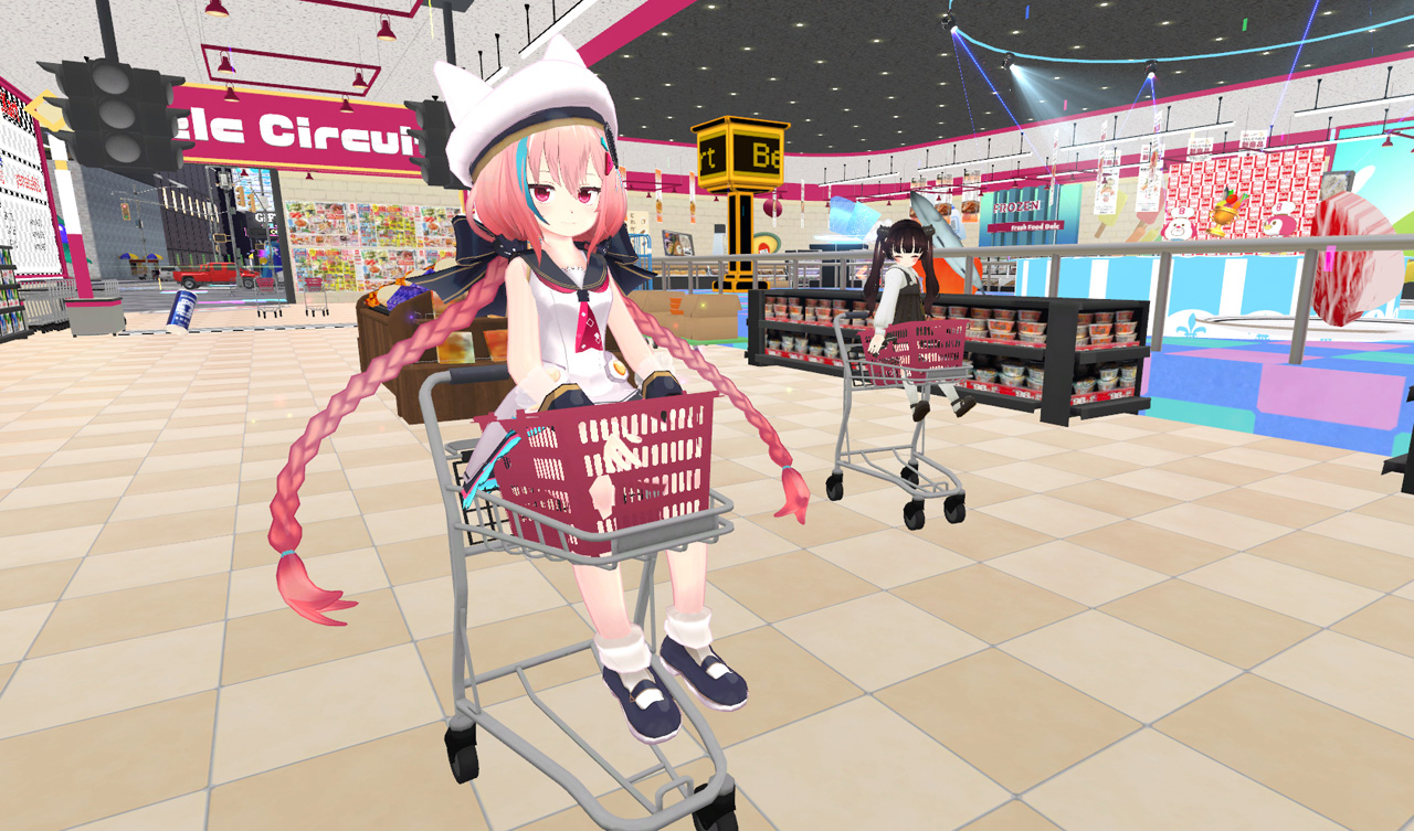 食品チェーンのベルクがバーチャルマーケット2022 Summerに出展へ。バーチャルストアではショッピングカートを使ったレースゲームも楽しめる