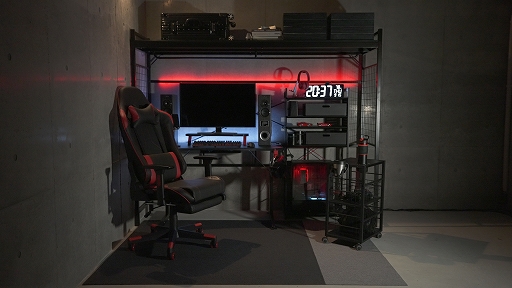 画像ギャラリー No.002のサムネイル画像 / ニトリ,TGS 2022にゲーマー向け商品でコーディネートした2種類の部屋を出展。ゲーマー向けチェアが当たるTwitterキャンペーンも実施