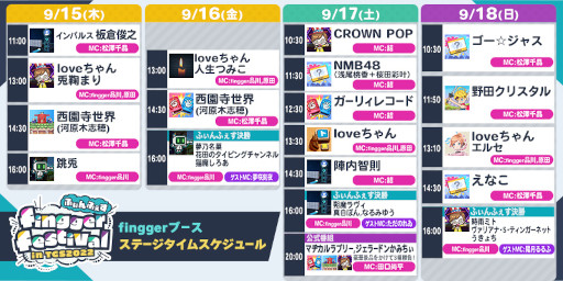 画像ギャラリー No.005のサムネイル画像 / 「fingger」,TGS 2022で開催する“ふぃんふぇす”のゲストを公開