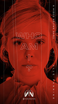 画像集 No.002のサムネイル画像 / コジプロ作品にエル・ファニングさんが出演する模様。TGSで小島秀夫監督が提示した「WHO AM I?」ポスターの人物