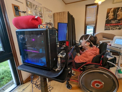 画像ギャラリー No.009のサムネイル画像 / 障がい者eスポーツプロジェクト「クロスライン-ボクらは違いと旅をする-」活動中