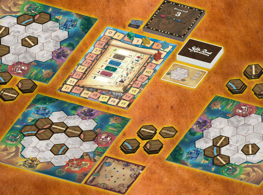 画像ギャラリー No.001のサムネイル画像 / 欧州向けボードゲーム「Silk Road Adventures」を含む4タイトルを,ゲームマーケット2022秋で少量限定販売