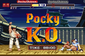 画像集 No.003のサムネイル画像 / 「ストII」コラボ限定“ポッキー”を買って，オフライン対戦仕様のオリジナルゲーム“Street Fighter II POCKY EDITION”でPocky K.O.に挑戦