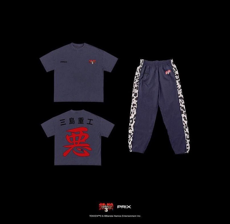 鉄拳3」のアパレルグッズ,2023年にPrix Workshopで販売に。JPY決済に