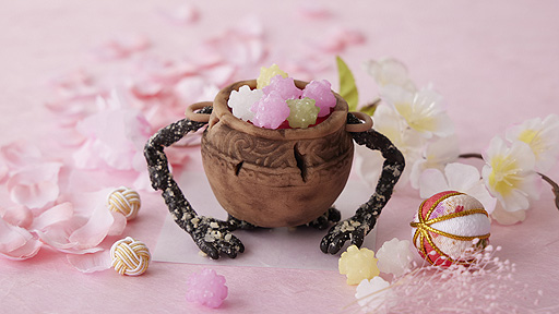 画像ギャラリー No.007のサムネイル画像 / 「FF16」よりモーグリなど,PS5作品のキャラが和菓子アートになって登場。ひな祭りにちなんだSIE×オ匠@キャラ菓子氏コラボ