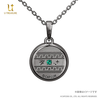 画像ギャラリー No.005のサムネイル画像 / 「モンハン」×ユートレジャーコラボのネックレス「ハンターの首飾り」にブラックバージョン登場。予約受付が本日スタート
