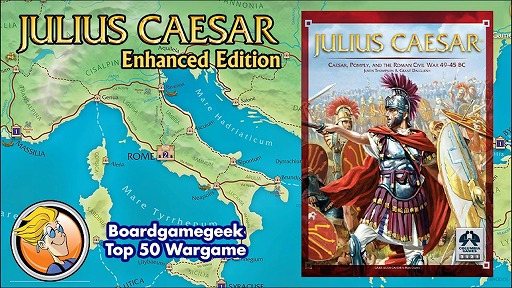 カエサルvsポンペイウスをブロックで表現したウォーゲーム「Julius Caesar Enhanced Edition」,クラウドファンディングを実施中