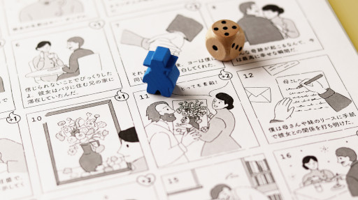 画像ギャラリー No.008のサムネイル画像 / ゴッホとテオの生涯を追体験するアナログゲーム「マンガすごろく:ゴッホとテオ」,ゲームマーケット2023春で発売予定