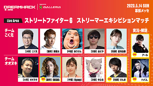 ���������꡼ No.004�Υ���ͥ������ / ��DreamHack Japan 2023�ס����٥�Ⱦ������10�Ƹ����������ॹ�ơ����δ��䶨���֡�������ʤɤξܺ٤����餫��