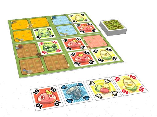 画像ギャラリー No.002のサムネイル画像 / 駅でしか買えなかったボードゲームがリメイク。野菜を並べて収穫する「ハーベスト」が家電量販店などで販売開始