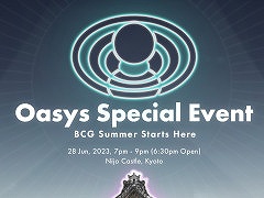 ゲーム特化型ブロックチェーン「Oasys」，新作ゲームの発表会“Oasys Special Event”を京都・二条城で6月28日に開催