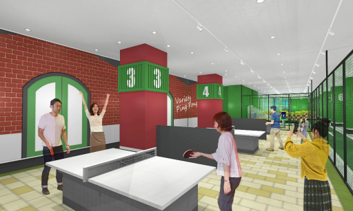 画像ギャラリー No.002のサムネイル画像 / バンダイナムコアミューズメント,自社プロデュースのスポーツエンタメ施設を神戸・六甲アイランドに開業