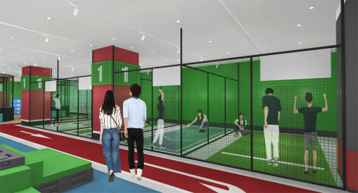 画像ギャラリー No.003のサムネイル画像 / バンダイナムコアミューズメント,自社プロデュースのスポーツエンタメ施設を神戸・六甲アイランドに開業