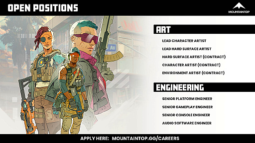 画像ギャラリー No.004のサムネイル画像 / ベテラン開発者が集結したMountaintop Studiosが,新作となる対戦型シューターのティザー映像を公開