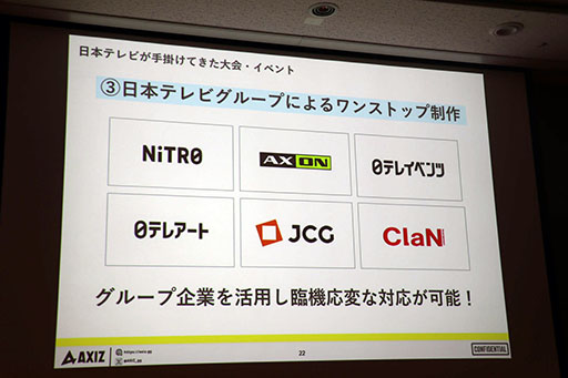 画像集 No.024のサムネイル画像 / [TGS2023]セッション「日本テレビの考えるeスポーツビジネスの最前線と未来像」をレポート。eスポーツ事業に対する地上波テレビの強みとは