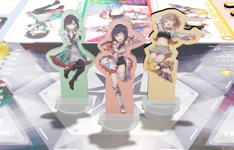 画像ギャラリー No.002のサムネイル画像 / 3人のアイドルとファン獲得競争に挑む。対戦カードゲーム「アイドルアライブ」,先行販売を1月11日に,一般販売を1月25日に開始