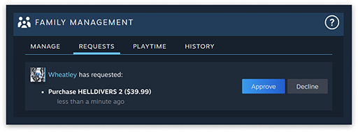 画像ギャラリー No.002のサムネイル画像 / ファミリーシェアリングやペアレンタルコントロールができる新機能「Steamファミリー」Steamクライアントベータの参加者向けに提供開始