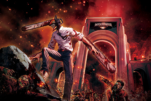 チェンソーマン」とUSJの初コラボ，2024年秋に期間限定で開催