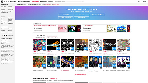画像ギャラリー No.002のサムネイル画像 / 近頃よく見聞きする「itch.io」って何? プレイヤーだけでなく,クリエイターたちにも開かれたサイトの歩き方