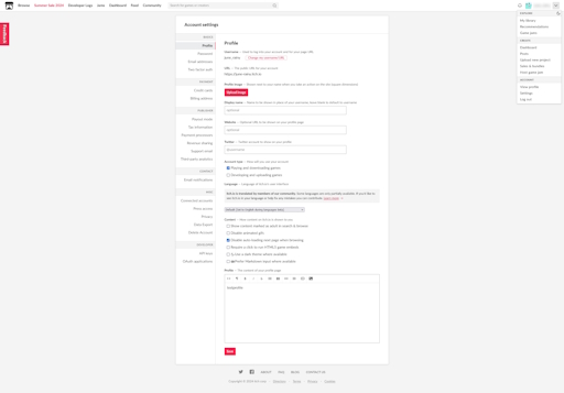 画像ギャラリー No.004のサムネイル画像 / 近頃よく見聞きする「itch.io」って何? プレイヤーだけでなく,クリエイターたちにも開かれたサイトの歩き方